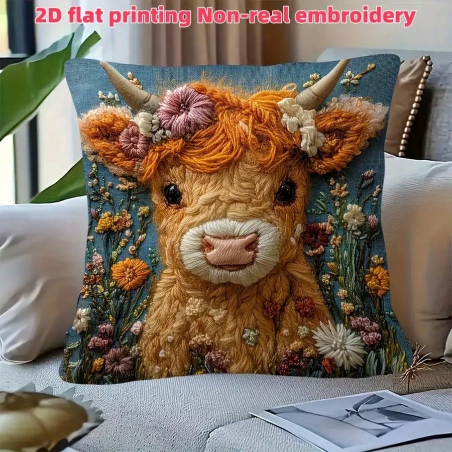 1 stuk vintage Highland koe de - Pillow Insert 18X18 recensie en prijs