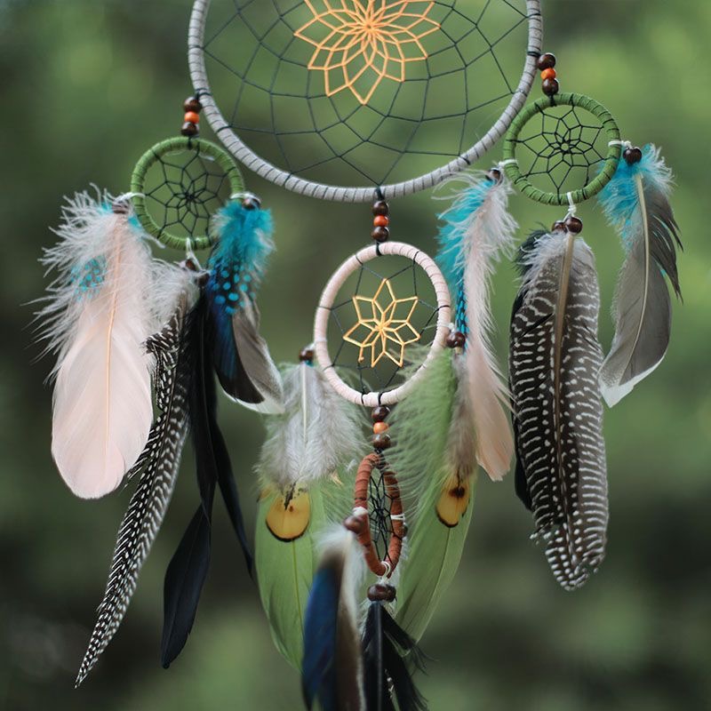 Vintage multi-cirkel draaihoes - Home Textiles Usa recensie en prijs