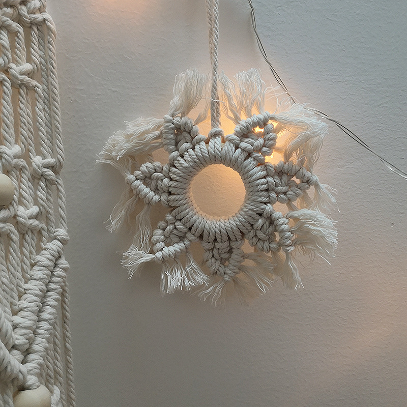 Handgeweven katoenen ster wand - Home Textiles Usa recensie en prijs