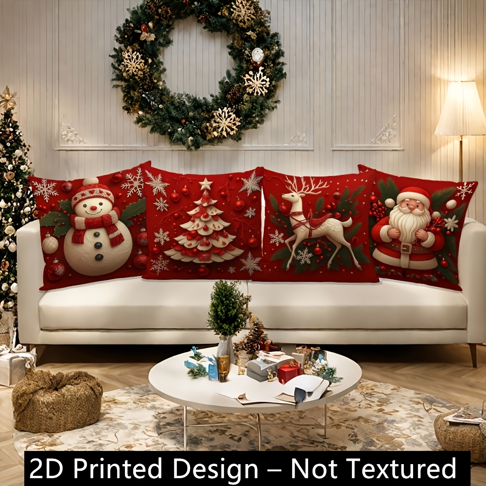 2 stuks kerstkussenslopen, 45  - Pillow Insert 18X18 recensie en prijs